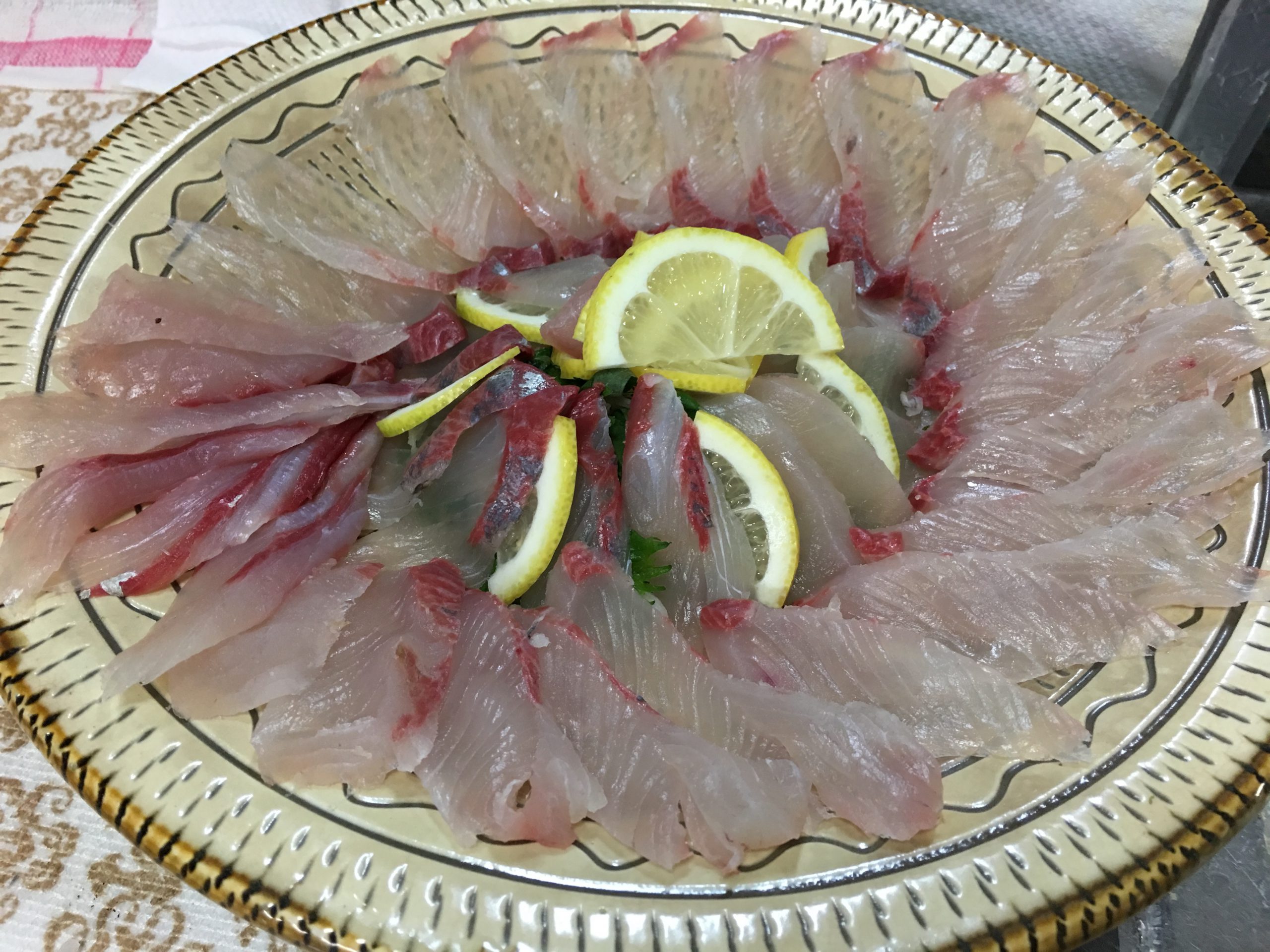 正月用にヒラマサ1本購入